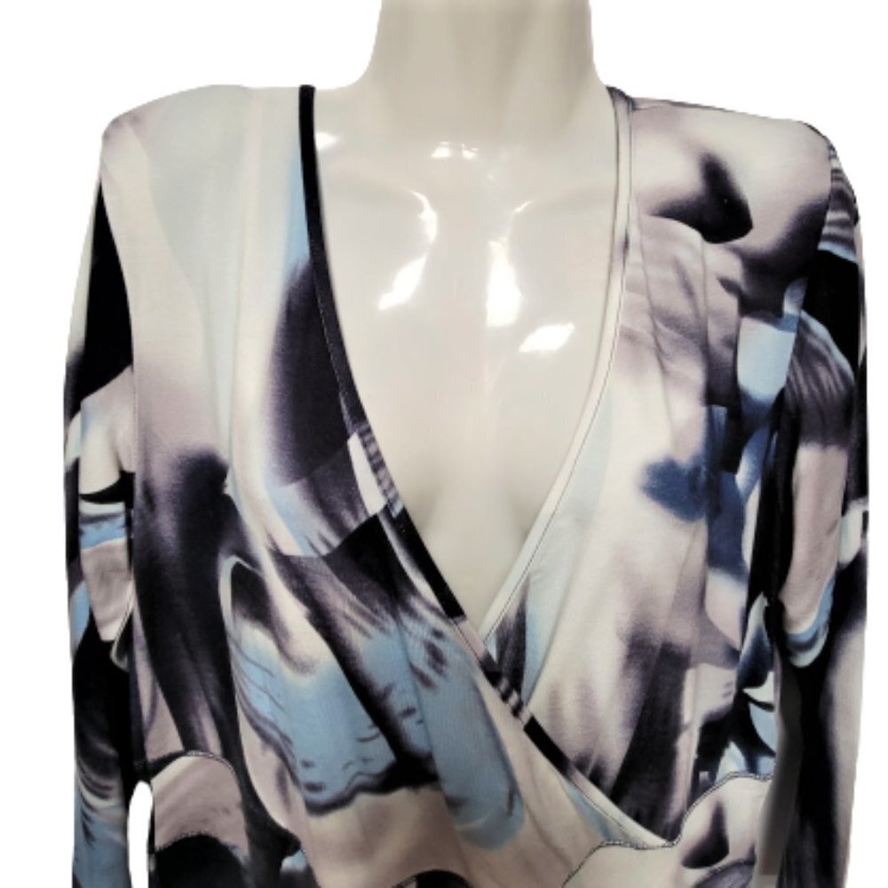 Plus Size Dress, Three Quarter Sleeve Dress -  Size L, Size XXL - NEW! - Picture 3 of 16